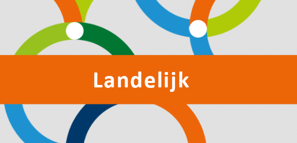 Abstracte titelachtergrond bij Landelijk