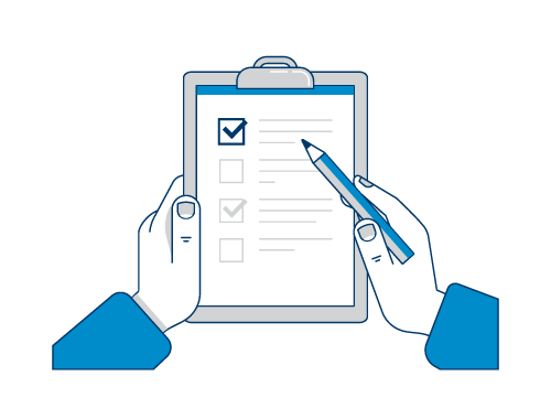 Lijntekening checklist